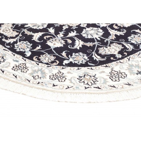 Tappeto Nain Kashmar Persia grigio 130x134