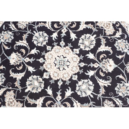 Tappeto Nain Kashmar Persia grigio 130x134