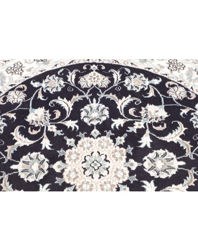 Tappeto Nain Kashmar Persia grigio 130x134