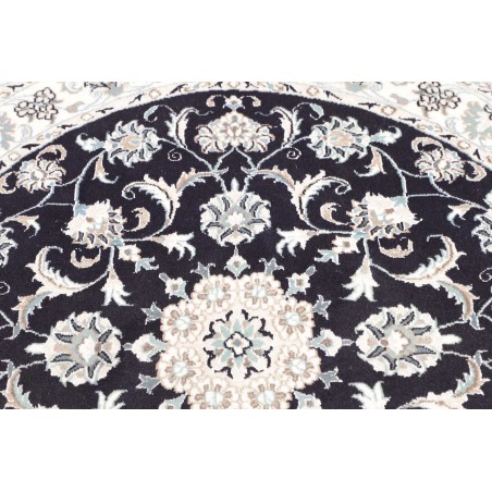Tappeto Nain Kashmar Persia grigio 130x134