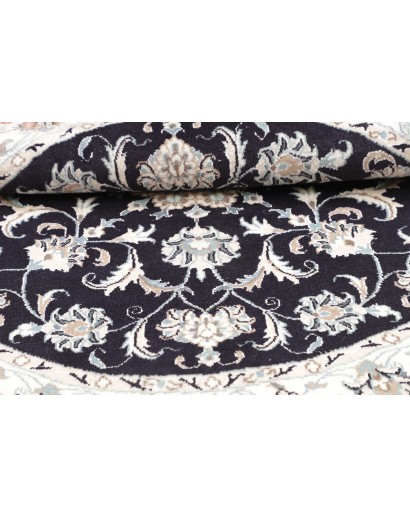 Tappeto Nain Kashmar Persia grigio 130x134