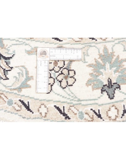 Tappeto Nain Kashmar Persia grigio 130x134