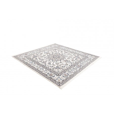 Tappeto Nain Kashmar Persia beige azzurro 192x200