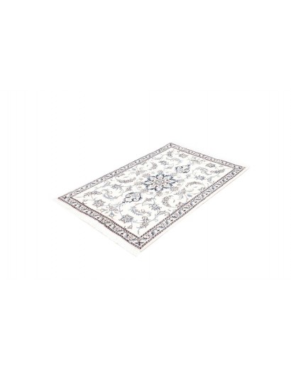 Tappeto Nain Kashmar Persia beige azzurro 90x133