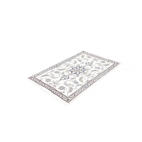 Tappeto Nain Kashmar Persia beige azzurro 90x133
