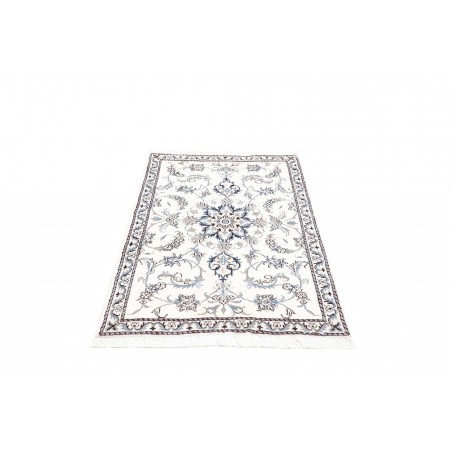 Tappeto Nain Kashmar Persia beige azzurro 90x133