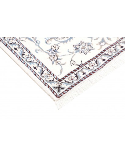 Tappeto Nain Kashmar Persia beige azzurro 90x133