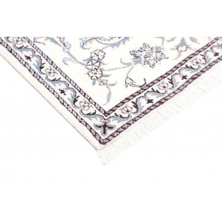 Tappeto Nain Kashmar Persia beige azzurro 90x133