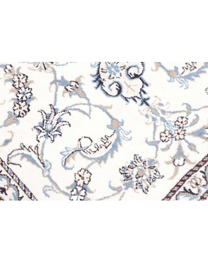 Tappeto Nain Kashmar Persia beige azzurro 90x133