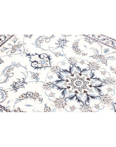 Tappeto Nain Kashmar Persia beige azzurro 90x133
