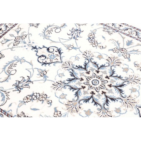 Tappeto Nain Kashmar Persia beige azzurro 90x133