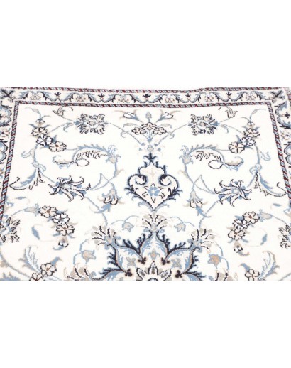 Tappeto Nain Kashmar Persia beige azzurro 90x133