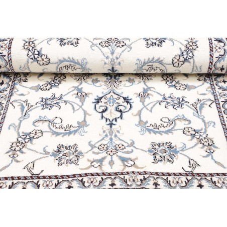 Tappeto Nain Kashmar Persia beige azzurro 90x133
