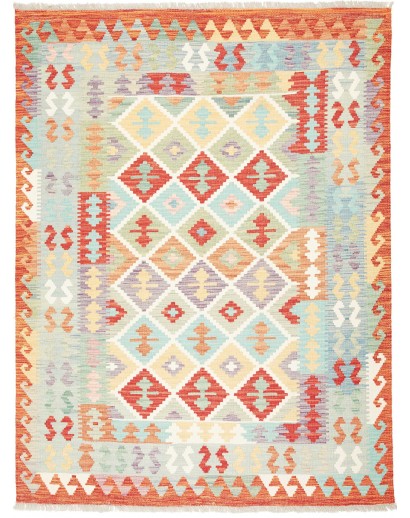 Tappeto Kilim Afghanistan bianco 155x203
