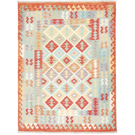 Tappeto Kilim Afghanistan bianco 155x203