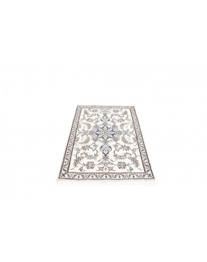 Tappeto Nain Kashmar Persia beige grigio 86x138