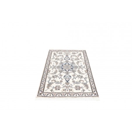 Tappeto Nain Kashmar Persia beige grigio 86x138