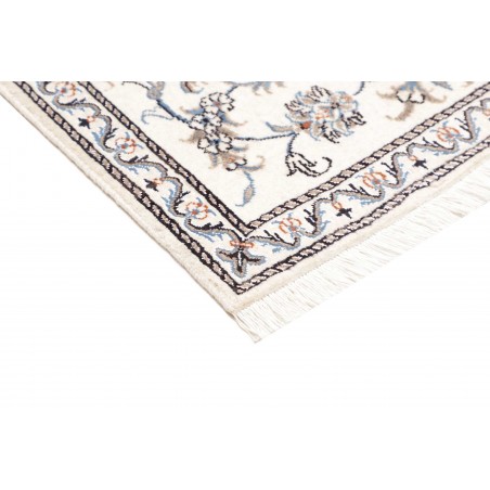 Tappeto Nain Kashmar Persia beige grigio 86x138