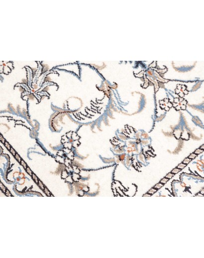 Tappeto Nain Kashmar Persia beige grigio 86x138