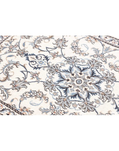 Tappeto Nain Kashmar Persia beige grigio 86x138