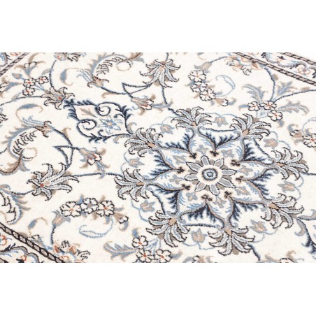 Tappeto Nain Kashmar Persia beige grigio 86x138