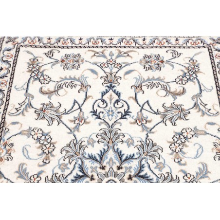 Tappeto Nain Kashmar Persia beige grigio 86x138