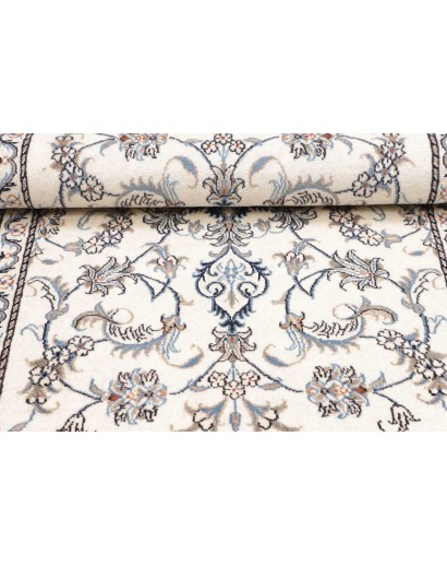 Tappeto Nain Kashmar Persia beige grigio 86x138