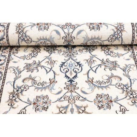 Tappeto Nain Kashmar Persia beige grigio 86x138