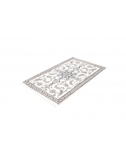 Tappeto Nain Kashmar Persia beige grigio 86x135