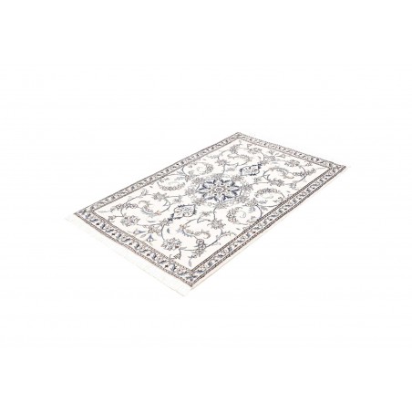 Tappeto Nain Kashmar Persia beige grigio 86x135