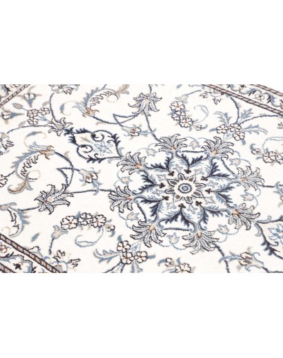 Tappeto Nain Kashmar Persia beige grigio 86x135
