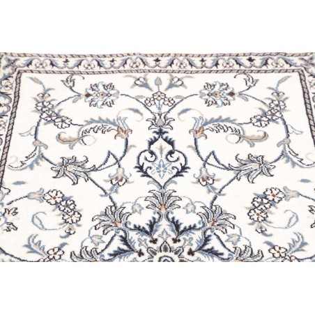 Tappeto Nain Kashmar Persia beige grigio 86x135