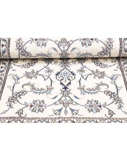 Tappeto Nain Kashmar Persia beige grigio 86x135