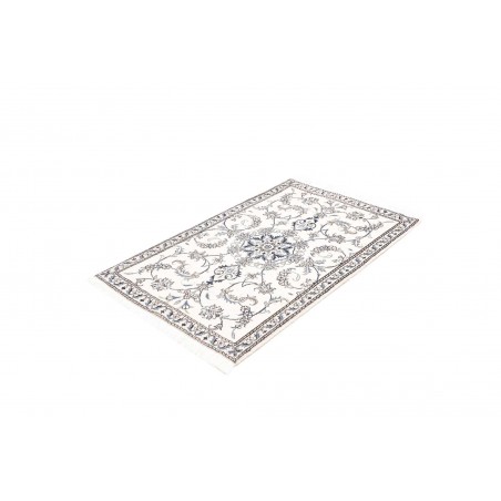 Tappeto Nain Kashmar Persia beige azzurro 88x137