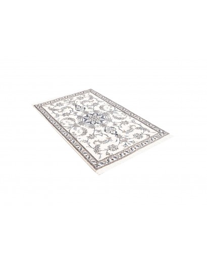 Tappeto Nain Kashmar Persia beige azzurro 88x137