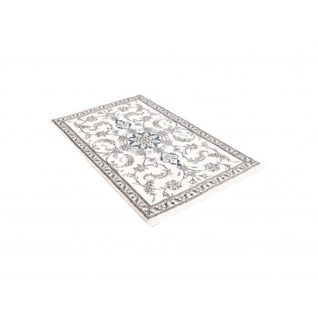 Tappeto Nain Kashmar Persia beige azzurro 88x137