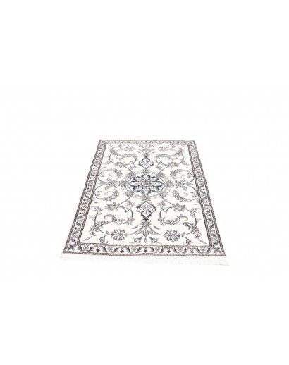 Tappeto Nain Kashmar Persia beige azzurro 88x137