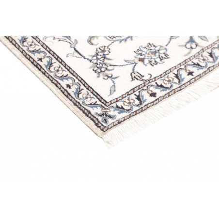 Tappeto Nain Kashmar Persia beige azzurro 88x137