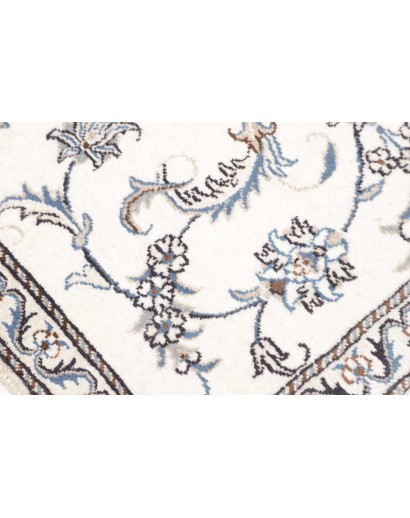 Tappeto Nain Kashmar Persia beige azzurro 88x137