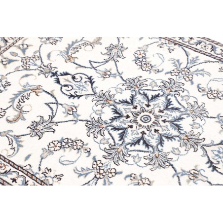 Tappeto Nain Kashmar Persia beige azzurro 88x137