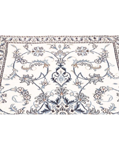 Tappeto Nain Kashmar Persia beige azzurro 88x137