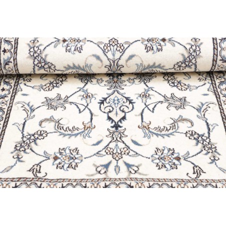 Tappeto Nain Kashmar Persia beige azzurro 88x137