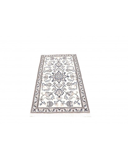 Tappeto Nain Kashmar Persia beige azzurro 70x138