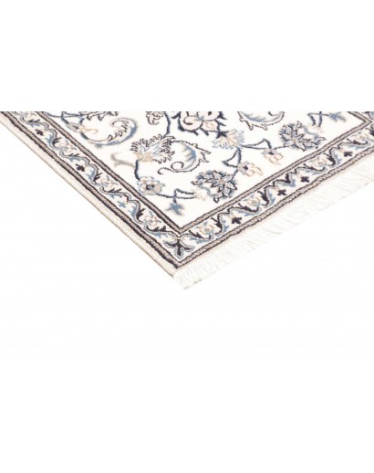 Tappeto Nain Kashmar Persia beige azzurro 70x138