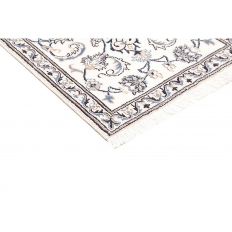 Tappeto Nain Kashmar Persia beige azzurro 70x138
