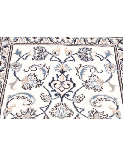 Tappeto Nain Kashmar Persia beige azzurro 70x138