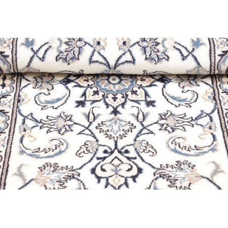 Tappeto Nain Kashmar Persia beige azzurro 70x138