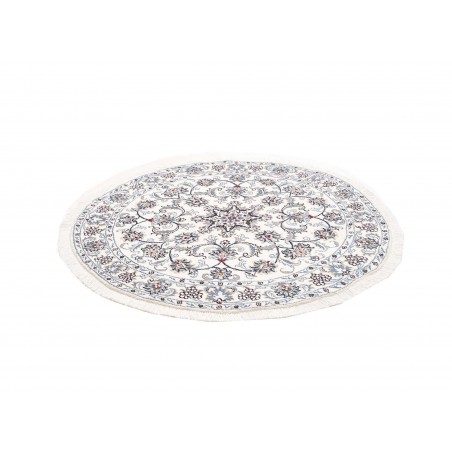 Tappeto Nain Kashmar Persia beige azzurro 138x150