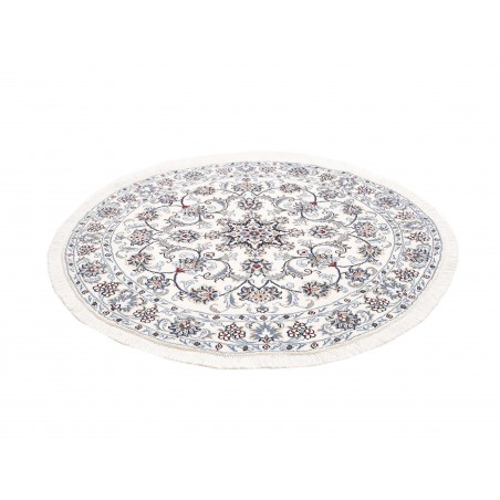 Tappeto Nain Kashmar Persia beige azzurro 138x150