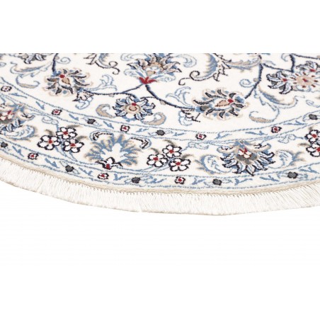 Tappeto Nain Kashmar Persia beige azzurro 138x150